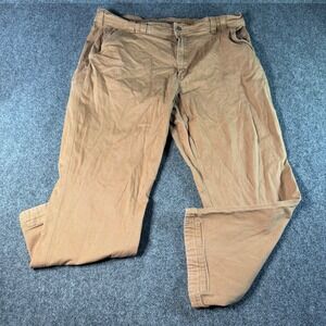 Duluth Trading Co Flex Fire Hose Relaxed Fit Work Pants Brown 42x30 Mens